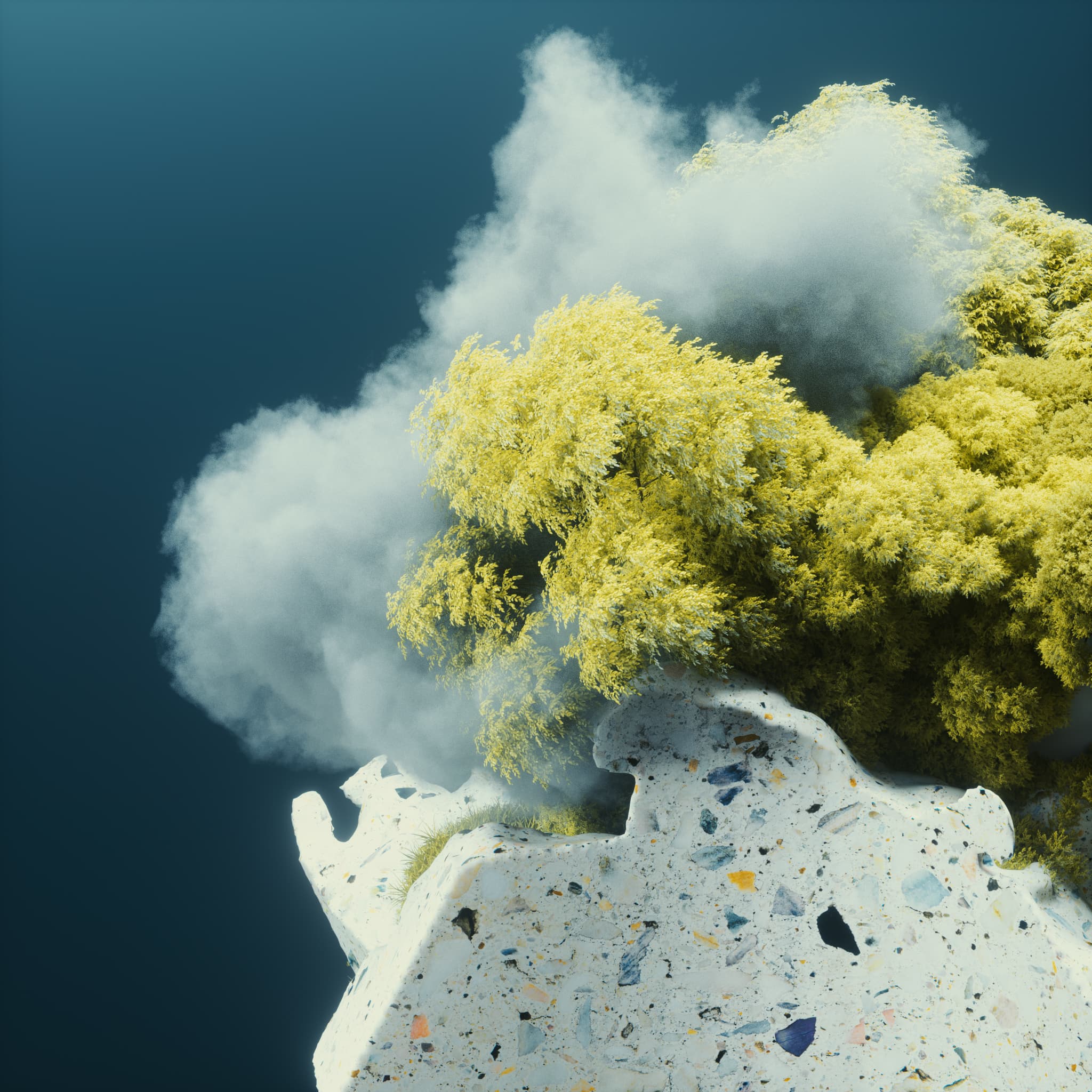 Nature render — closeup