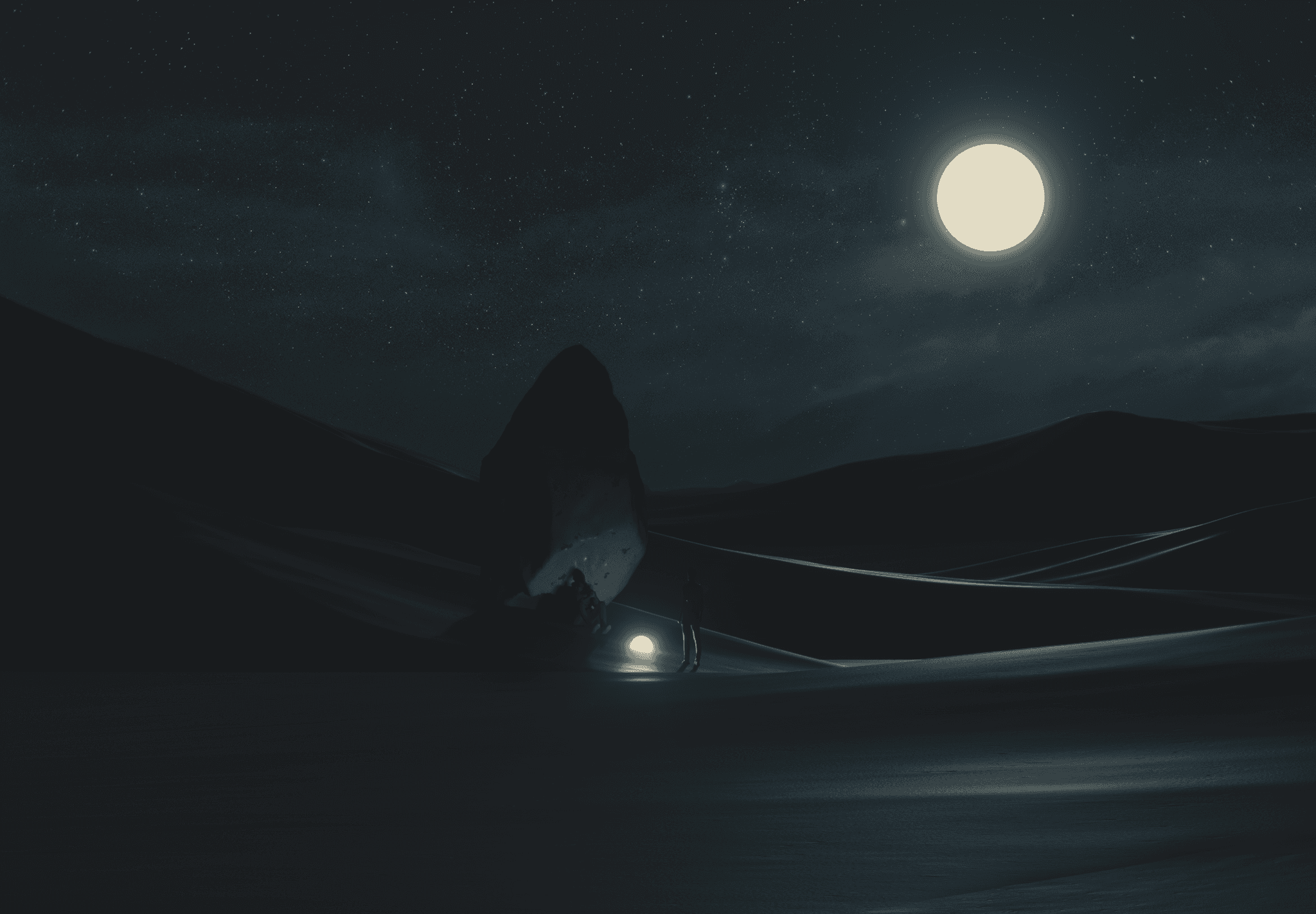 The Obelisk — night landscape