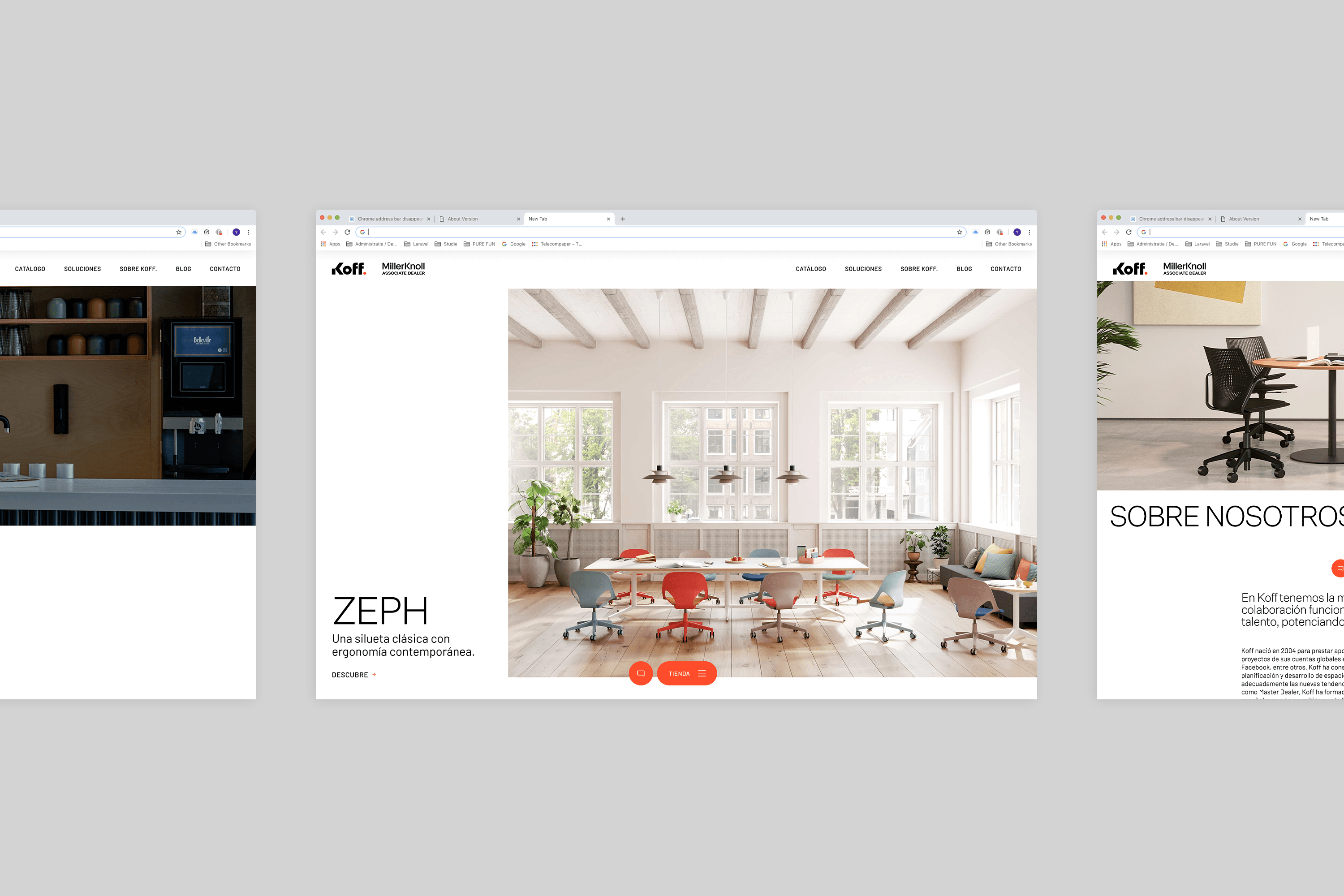 Koff — website redesign cover