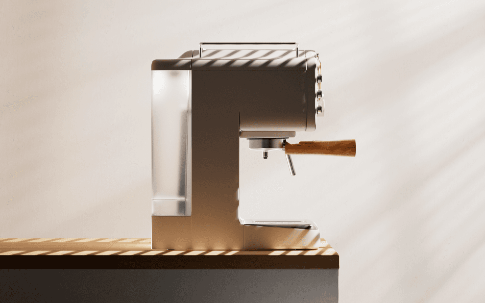 Create Thera Retro Matt white side profile