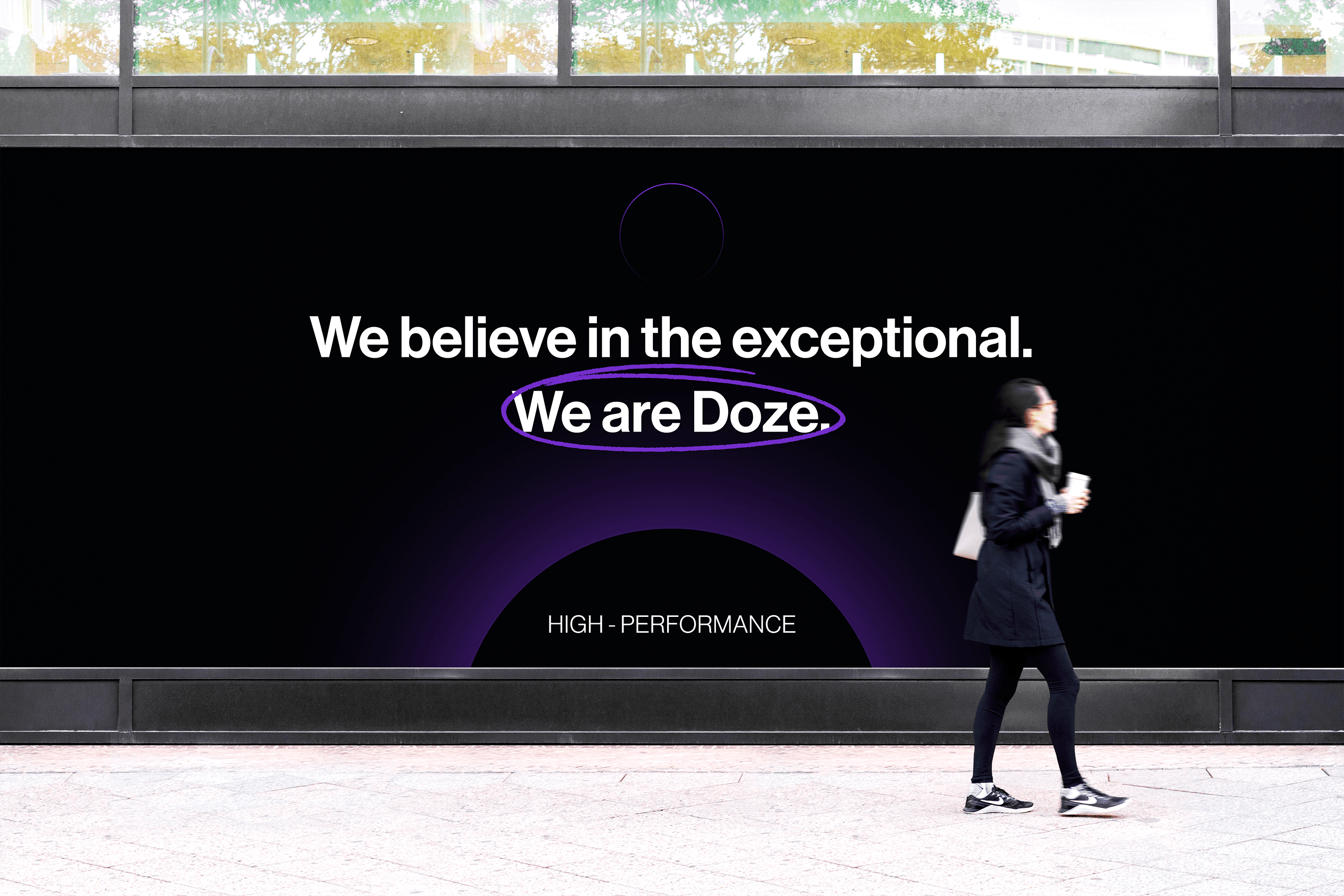 Doze wall mockup 2