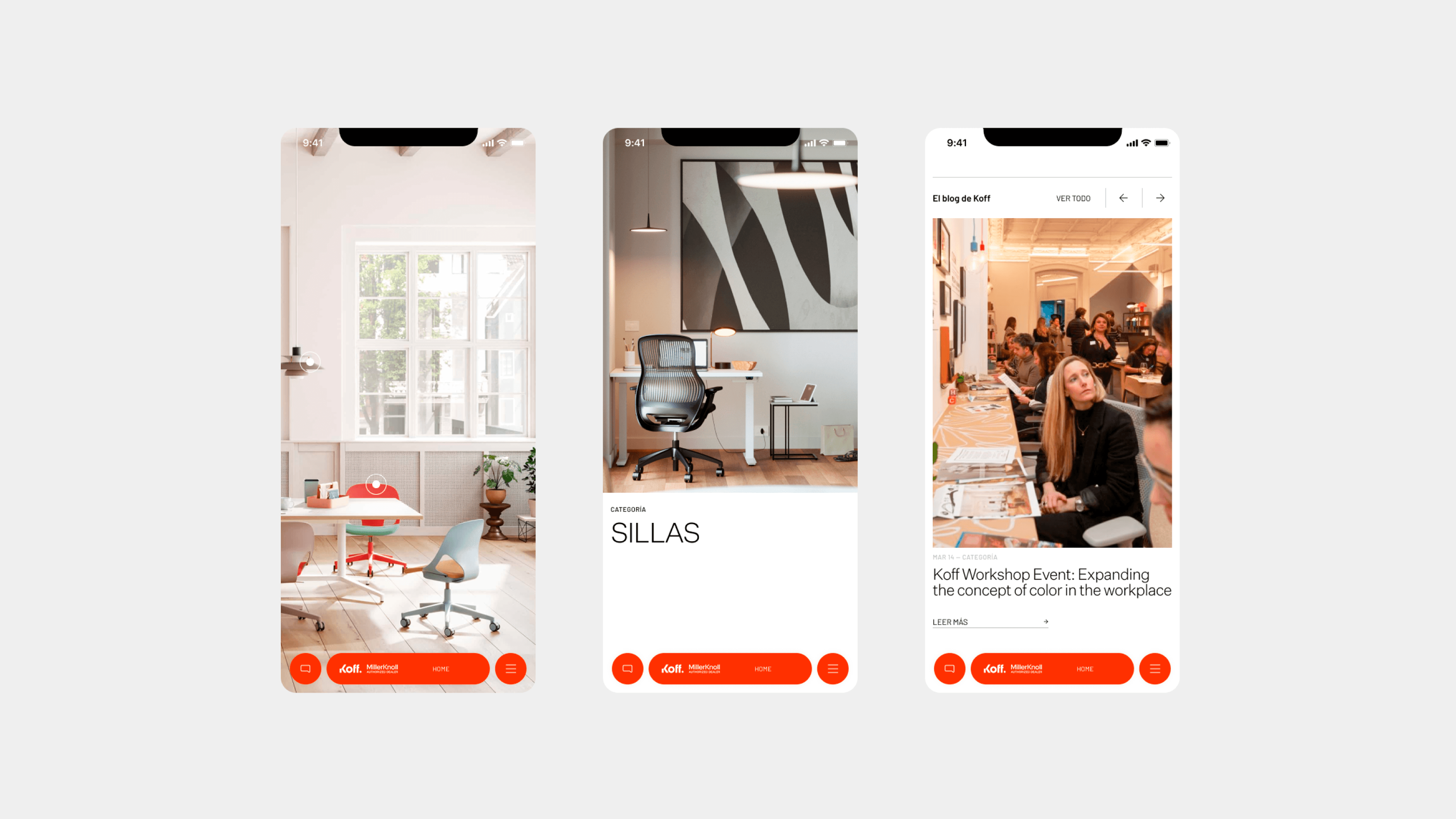 Mobile mockups